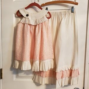 A.BIRD Lace Top & Ruffle Pants Chasing Fireflies